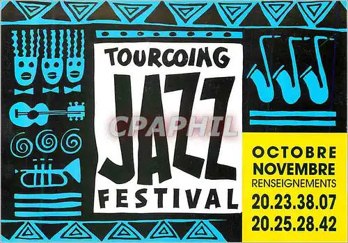 Cartes postales moderne 6eme Tourcoing Jazz Festival Octobre Novembre 1992