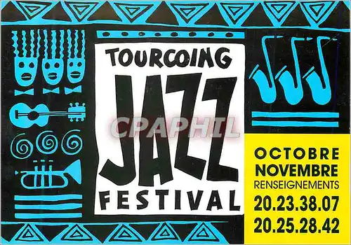 Moderne Karte 6eme Tourcoing Jazz Festival Octobre Novembre 1992