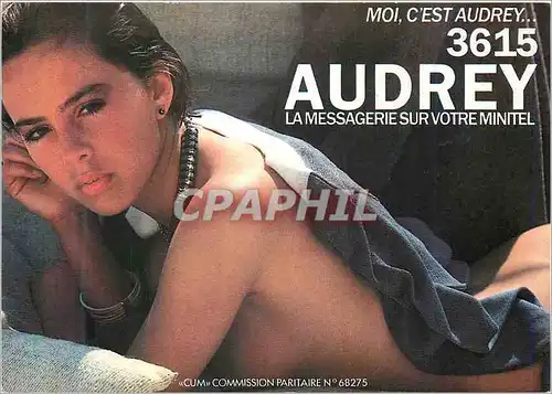 Moderne Karte Audrey La Messagerie sur Votre Minitel Moi C'est Audrey