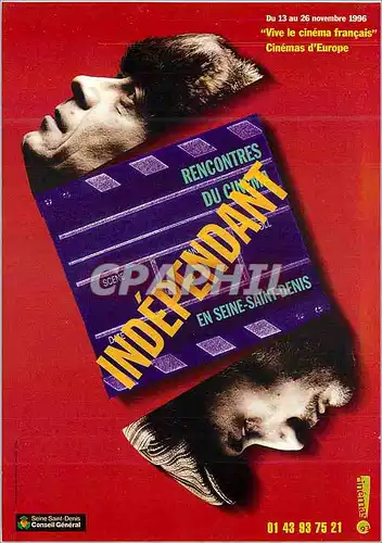 Cartes postales moderne Vive le Cinema Francais Cinema d'Europe