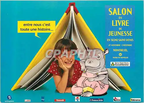 Cartes postales moderne Salon du Livre de Jeunesse En Seine Saint Denis Montreuil C'est toute Une Histoire