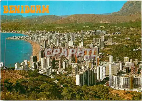 Cartes postales moderne Benidorm (Espana) Visita Panoramico