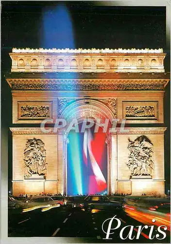 Cartes postales moderne L'Arc de Triomphe de l'Etoile (1806 1836) Paris et ses Merveilles Oeuvre de Chalgrin