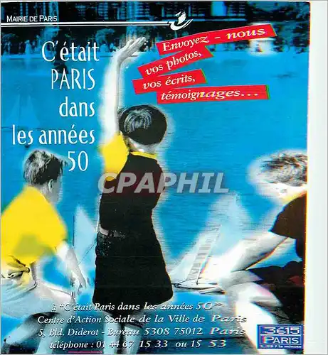 Cartes postales moderne C'etait Paris dans les Annees 50 Bateau