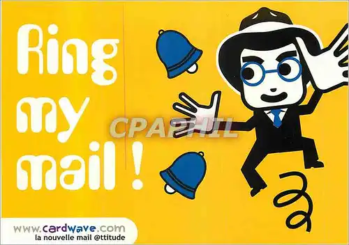 Moderne Karte Ring my Mail WWW Cardwave com la Nouvelle Mail Atitude