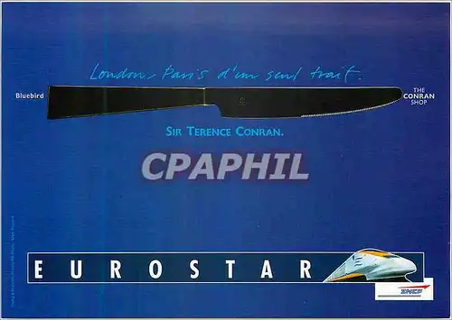 Cartes postales moderne 15 Juillet 15 Septembre Paris Londres A R pour 2 en Eurostar 990F Train