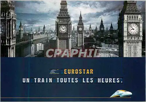 Moderne Karte Eurostar un Train toutes les Heures London Londres