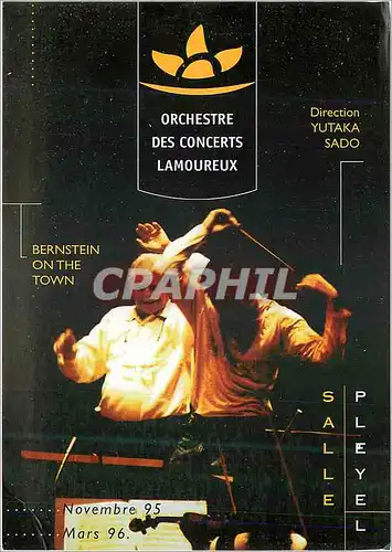 Cartes postales moderne Orchestre des Concerts Lamoureux Yutaka Ssado