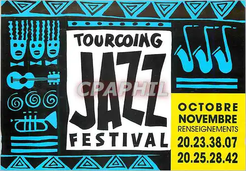 Moderne Karte Tourcoing Jazz Festival