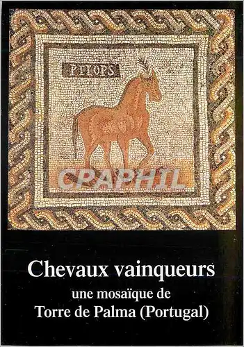 Cartes postales moderne Exposition Centre Culturel C Gulbenkian  Chevaux vainqueurs Torre de Palma Portugal