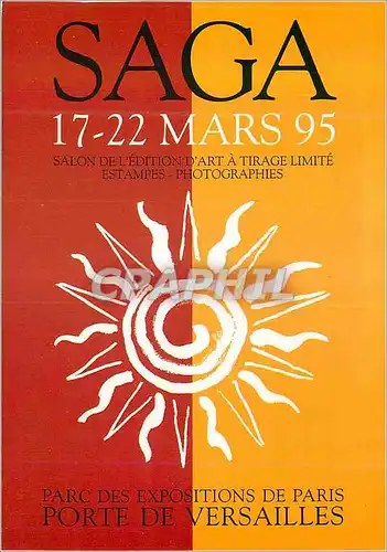 Cartes postales moderne Saga Parc des Expositions de Paris Porte de Versailles