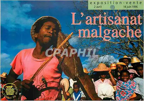 Cartes postales moderne Exposition Vente d'Artisanat Malgache