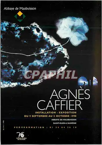 Cartes postales moderne Art Contemporain Agnes Caffier Abbaye de Maubuisson