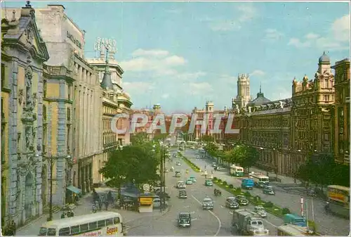 Cartes postales moderne Madrid Rue d'Alcala