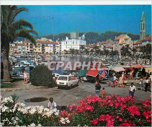 Moderne Karte Sanary le Port au Soleil de la Cote d'Azur