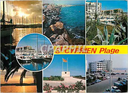 Cartes postales moderne Saint Cyprien Plage Souvenir