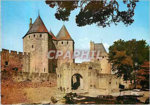 Moderne Karte Cite de Carcassonne (Aude) la Porte Narbonnaise