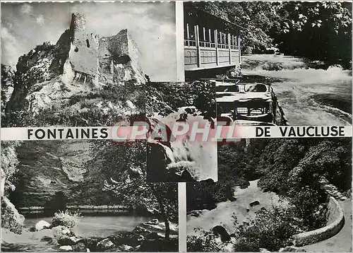 Cartes postales moderne Fontaine de Vaucluse Ruines du Chateau