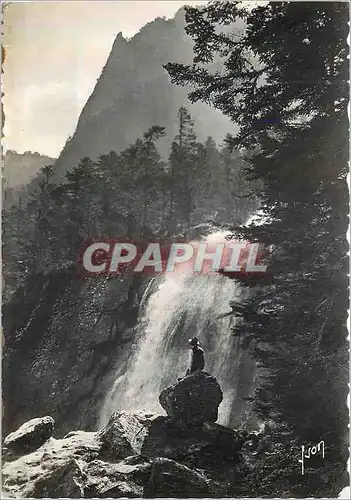 Cartes postales moderne Pont d'Espagne (Htes Pyr) Alt 1500m le Haut de la Cascade