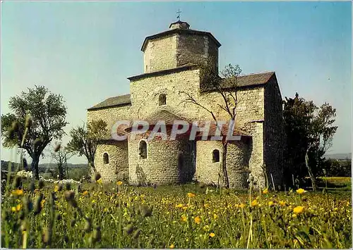 Moderne Karte Larnas le Plateau des Gras l'Eglise Romane