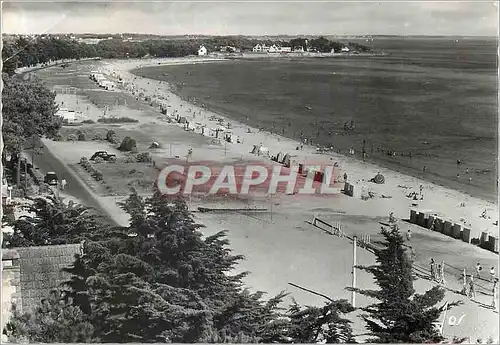 Moderne Karte Carnac Plage ( Morbihan) Bretagne la Grande Plage de Carnac