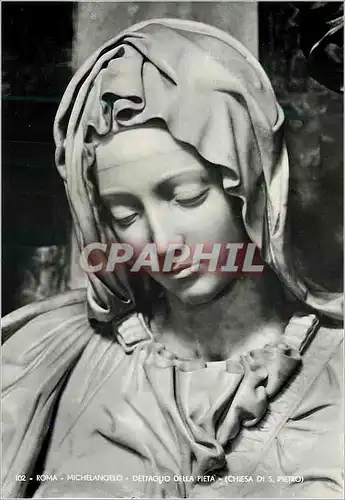 Cartes postales moderne Roma Michelangelo Detiaglio Della Pieta (Chiesa di S Metro)