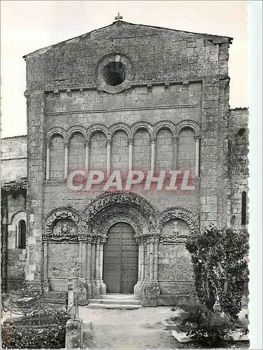 Moderne Karte Talmont sur Gironde (Charante Maritime) Le Porche de l'Eglise Romane Sainte Rodegonde XVe Siecle