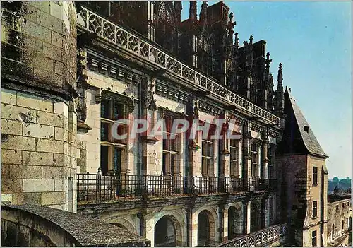 Cartes postales moderne Amboise (Indre et Loire) Les Merveilles du Val de Loire Le Chateau (XVe Siecle) Le Logis du Roi