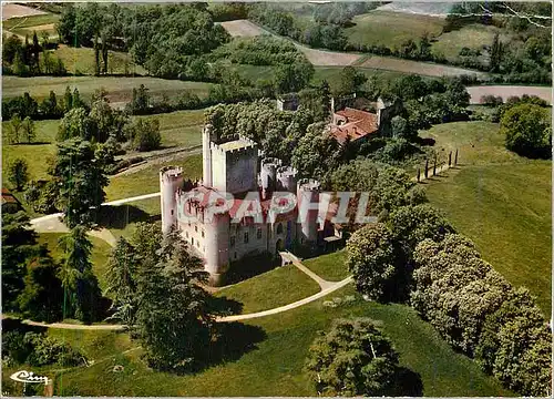 Moderne Karte Roallan (Gironde) Les Beaux Chateaux de la Gironde Vue Aerienne Roquetaillade XIVe S