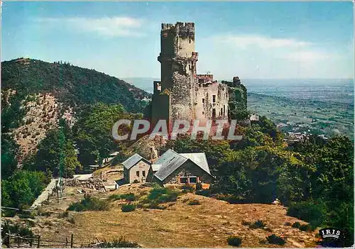 Moderne Karte L'Auvergne Env de Chatelguyon Chateau de Tournoel