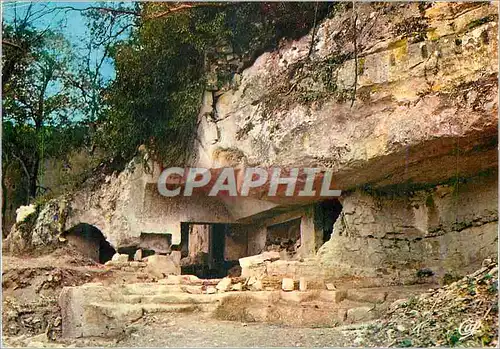 Moderne Karte Cereste (Alpes de Hte Provence) Habitations Troglodytes a Arluc