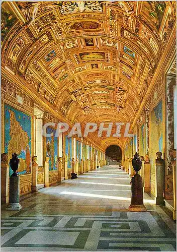 Moderne Karte Vaticano Galeria delle Carte Geografiche Giovannino Vue d'Ensemble