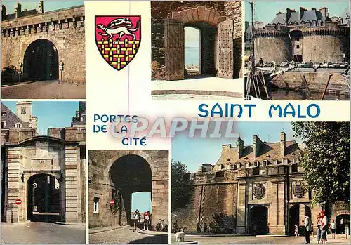 Cartes postales moderne Saint Malo (I et V) La Bretagne en Couleurs Porte de la Cite