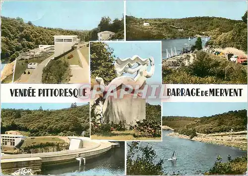 Cartes postales moderne Barrage de Mervent Vendee Pittoresque