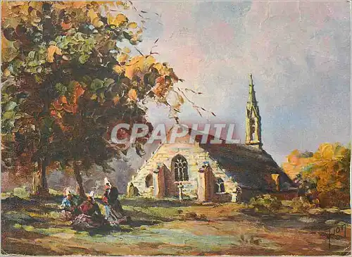 Cartes postales moderne Pont de Mervent (Finistere) Chapelle Tremalo au Bois d'Amour