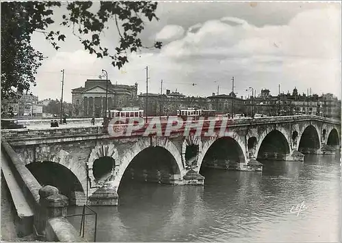 Moderne Karte Toulouse Le Pont Neuf Tramway
