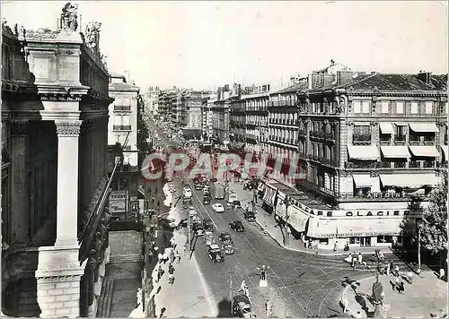 Cartes postales moderne Marseille Le Littoral Mediterraneen La Canebiere