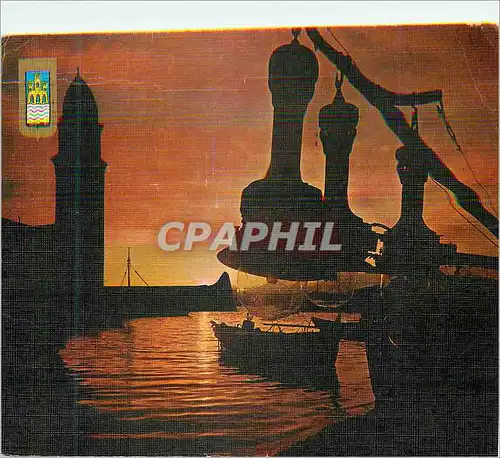 Cartes postales moderne Collioure Lumiere et Couleurs du Roussillon Lever de Soleil sur le Port