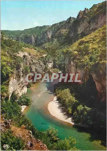 Moderne Karte les Gorges du Tarn Les Detroits En Parcourant