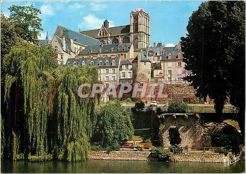 Cartes postales moderne Le Mans (Sarthe) Les Merveilles du Maine Les Bords de la Sarthe L'Enceinte Gallo Romaine