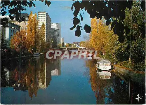 Cartes postales moderne Rennes (Ille et Vilaine) Le Canal d'Ille et Rance au Centre Ville