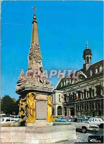 Cartes postales moderne Noyon (Oise) La Fontaine et l'Hotel de Ville