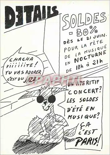 Cartes postales moderne Details Soldes sur les Collections Femmes Hommes Enfants