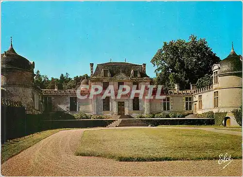 Moderne Karte Preignac (Gironde) Les Beaux Chateaux du Sauternais Le Chateau de Malle La Facade