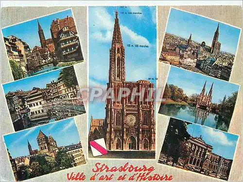 Moderne Karte Strasbourg Ville d'art et d'Histoire