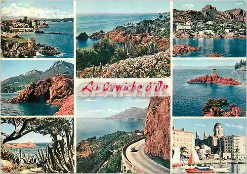 Cartes postales moderne La Corniche d'Or Reflets de la Cote d'Azur