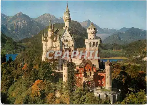 Moderne Karte Chateau Royal de NeuschwansteinKonigschob Neuschwanstein