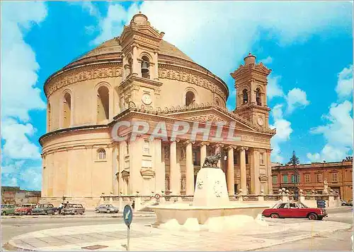 Cartes postales moderne Mosta au Centre de l'Ile est tres fier de sa Belle Eglise dont l'Architecte fut George Grognet d