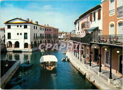 Moderne Karte Port Grimaud La Cote d'Azur La Cite Lacustre Promenade dans la Cite