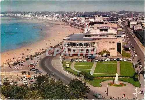 Cartes postales moderne La Bretagne en couleurs Saint Malo (I et V) Le Casino Dominant la Grande Plage du Sillon